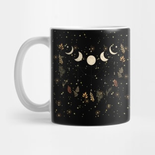 Moonlit Garden-Winter Brown Coloured Mug